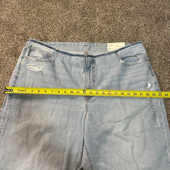 AMERICAN EAGLE Women's Low-Rise '90s Straight Jean Size 20 In Cool Classic - Picture 11 of 13